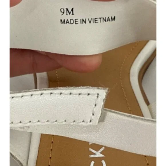 Lisa Vicky Womens Slingback Sandals White Heeled Square Toe Size 9 Oasis - Picture 4 of 11